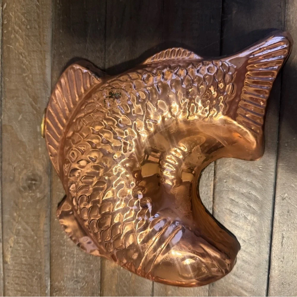 Copper Fish-Shaped Wall Accents Molds